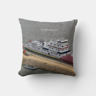 almohada cuadrada de Virginia Ingram