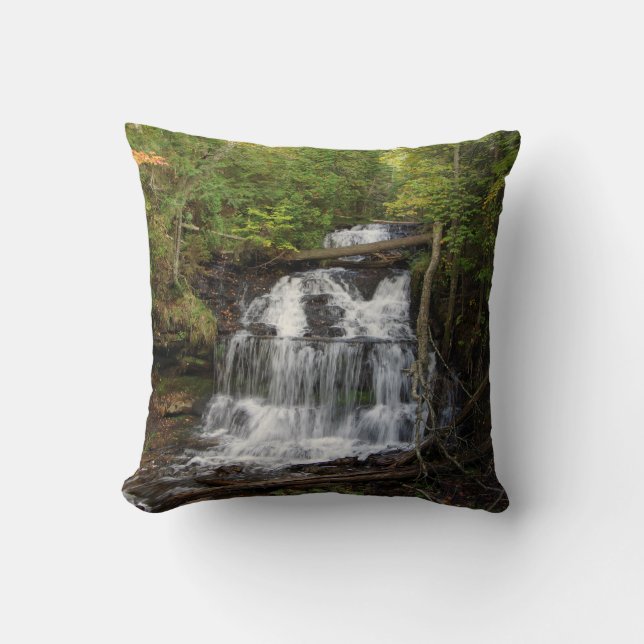 almohada cuadrada de Wagner Falls (Anverso)