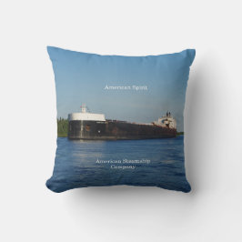 almohada cuadrada del Espíritu americano