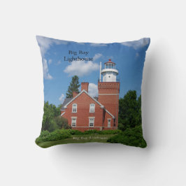 almohada cuadrada del faro de Big Bay