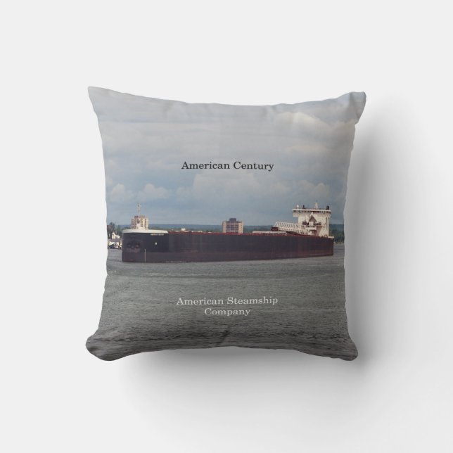 almohada cuadrada del siglo americano (Anverso)