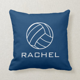 Almohada cuadrada del voleibol de los azules
