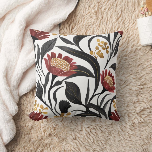 Almohada Cuadrada Floral (Manta)