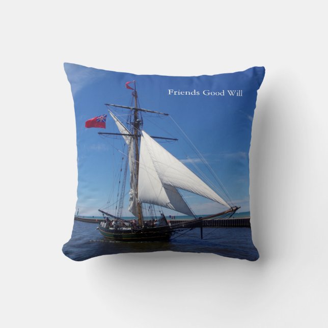 Almohada cuadrada Friends Good Will (Anverso)