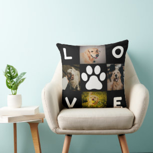 Almohada Cuadrada Me Encantan los Perros