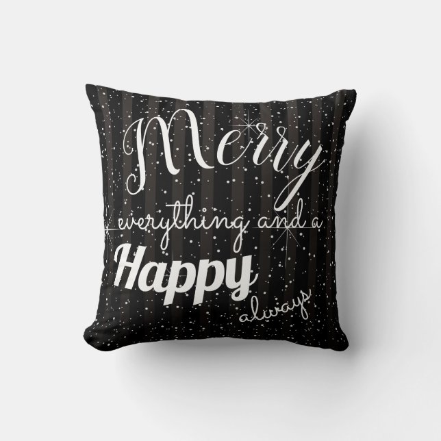 Almohada Cuadrada Merry Happy (Anverso)