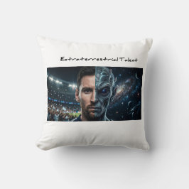 Almohada cuadrada moderna - Lionel Messi Alien Cab