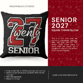 Almohada cuadrada para senior de 2027