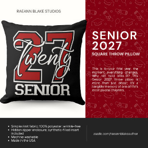 Almohada cuadrada para senior de 2027
