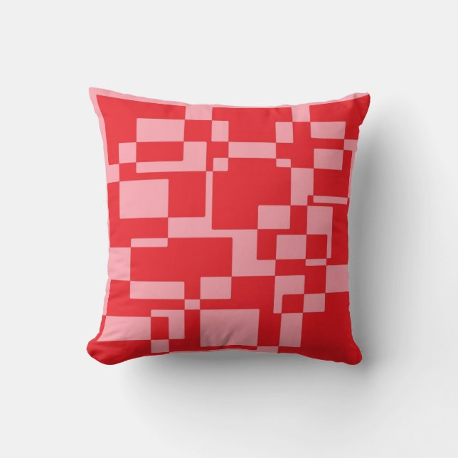 almohada cuadrada roja (Anverso)