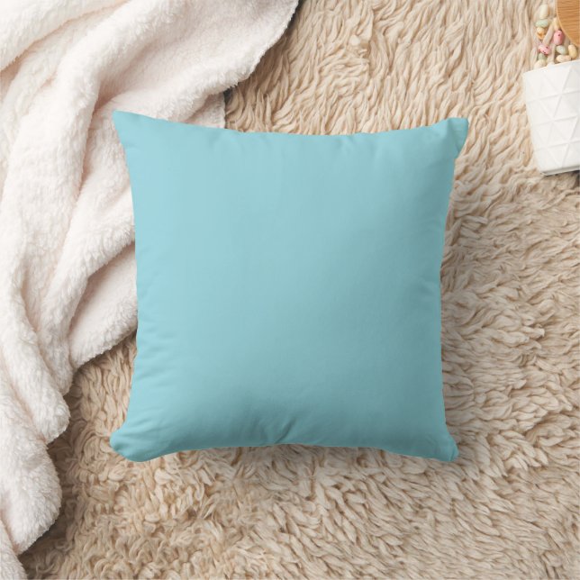almohada cuadrada turquesa (Manta)