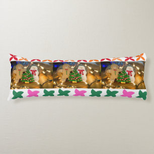 Almohada Cuerpo Navideña de Pan de Jengibre Adorab