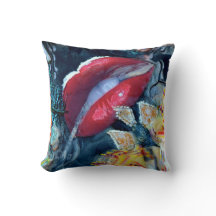 Almohada curativa cósmica de los labios por