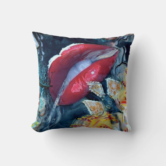 Almohada curativa cósmica de los labios por (Anverso)