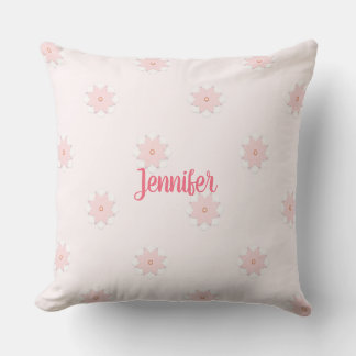 Almohada Cushion de Flores Rosadas Lindas de Doble