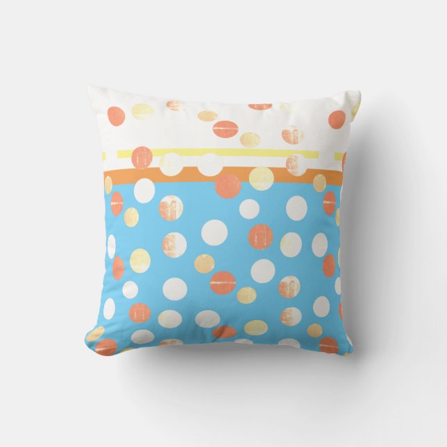Almohada Cushion de Tirar Líneas Abstractas Seccio (Anverso)