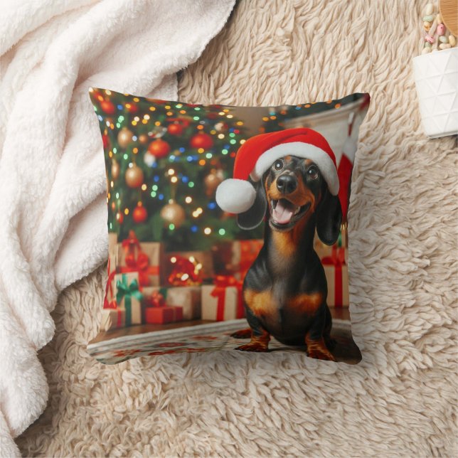 almohada dachshund de los navidades (Manta)
