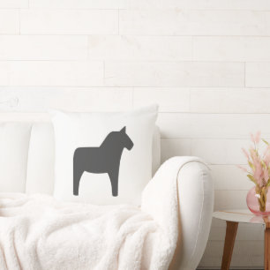 Almohada Dala Horse Gris Oscuro