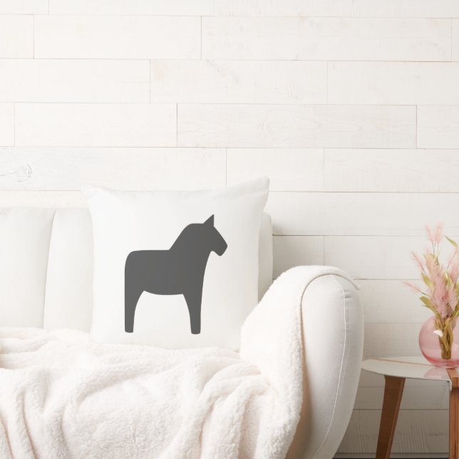 Almohada Dala Horse Gris Oscuro (Sofá)