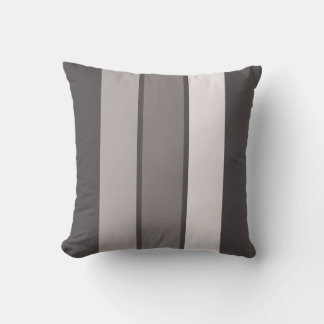 Almohada de 16" con raya Gris 3 Cálido (1 de 3)