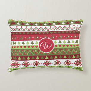 Almohada de 16" x 12" con aspecto de fondo cruzado