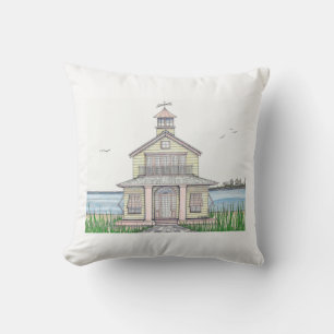 Almohada de 16x16 para exterior de cabaña de playa