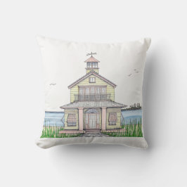 Almohada de 16x16 para exterior de cabaña de playa