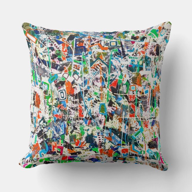 Almohada de 20 x 20 de algodón para lanzar Shindig (Anverso)