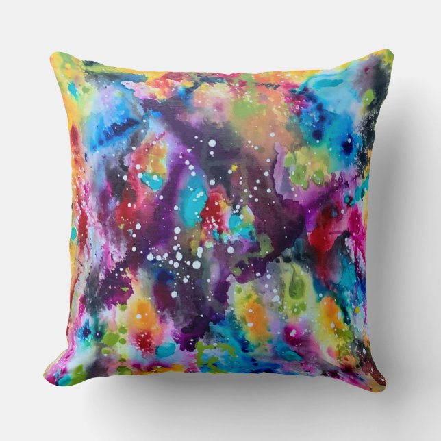 Almohada de 20 x 20 de algodón Stardust (Anverso)
