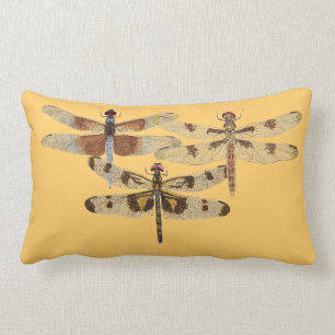 Almohada de 3 libélulas