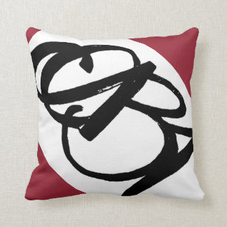 Almohada de ABA® (negro en w/red blanco)