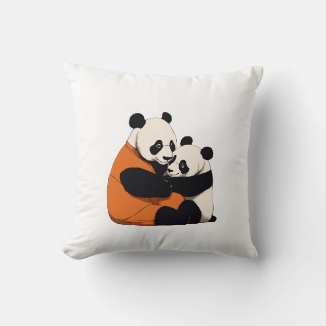 Almohada de Abrazo de Panda Gigante Adorable (Anverso)