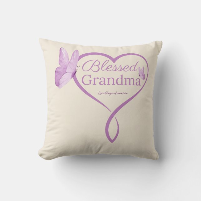 Almohada de Abuela Bendita – Regalo Cristiano (Anverso)