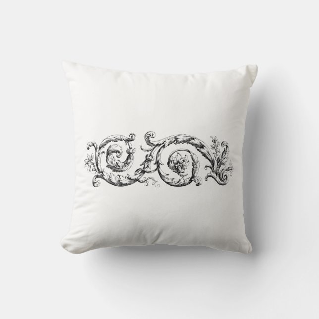 Almohada de Acanthus Scroll (Anverso)