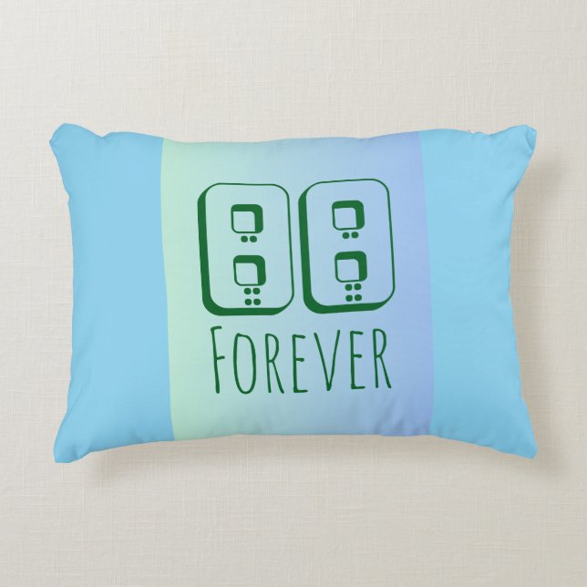Almohada de acento 88 Forever (Anverso)