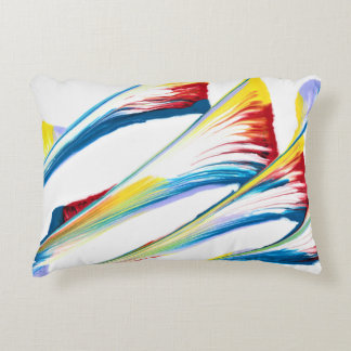 Almohada de acento abstracta a rayas salvajes 3 pa