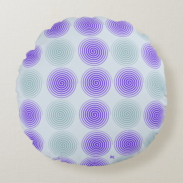 Almohada de acento abstracta moderna acogedora (Anverso)