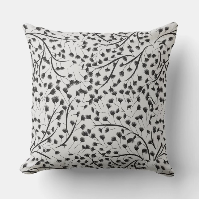 Almohada de acento - Almohada decorativa botánica (Anverso)