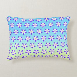 Almohada de acento amarilla y verde de Aquilegia