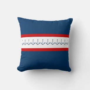 Almohada de acento ancla