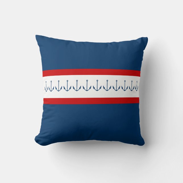 Almohada de acento ancla (Anverso)