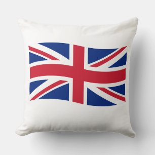 Almohada de acento bandera británica