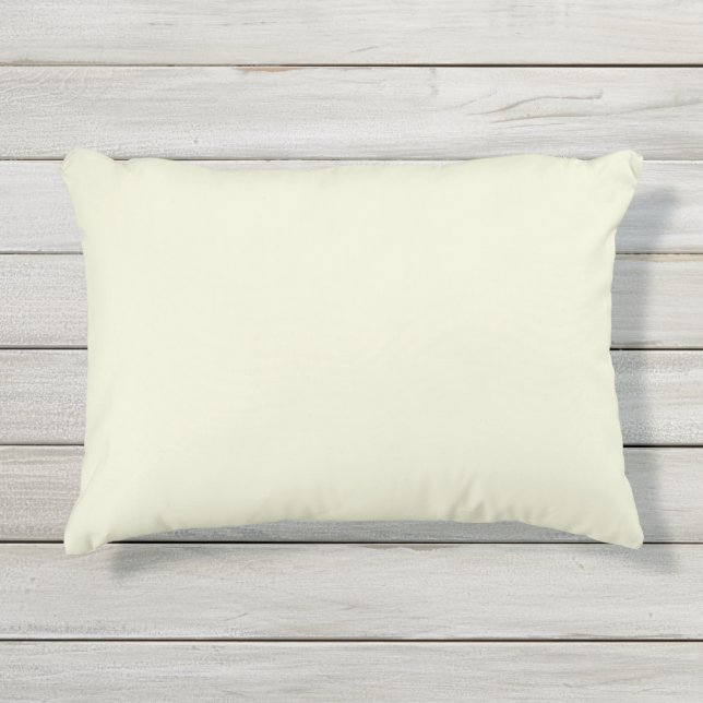 Almohada de acento beige al aire libre (Anverso)
