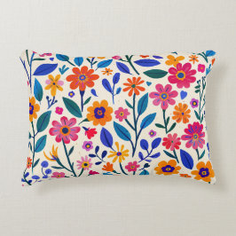 Almohada de acento brillante de los jardines vibra