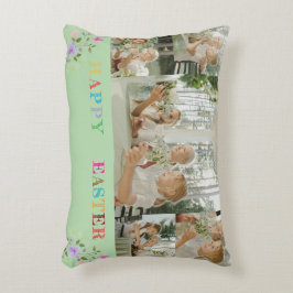 Almohada de acento con collage de fotos personaliz