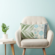 Almohada de acento con nombre de familia de hoja e