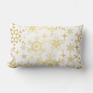 Almohada de acento - Copos de nieve festivos