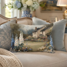 Almohada de acento Cottage inglés 16x12