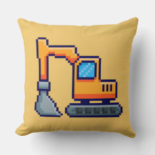 Almohada de acento cuadrado Pixel Digger