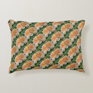 Almohada de acento 'Daylily 'Spacecoast Peach Frin